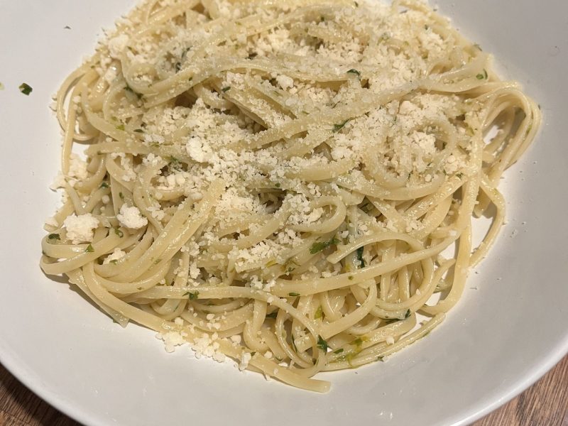 Cliquez pour zoomer ! Spaghetti à l’ail et à l’huile d’olive Thermomix par elise2712