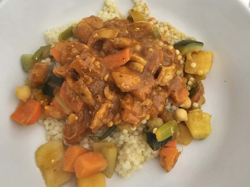 Cliquez pour zoomer ! Curry crémeux de poulet tomates et amandes Thermomix par elise2712