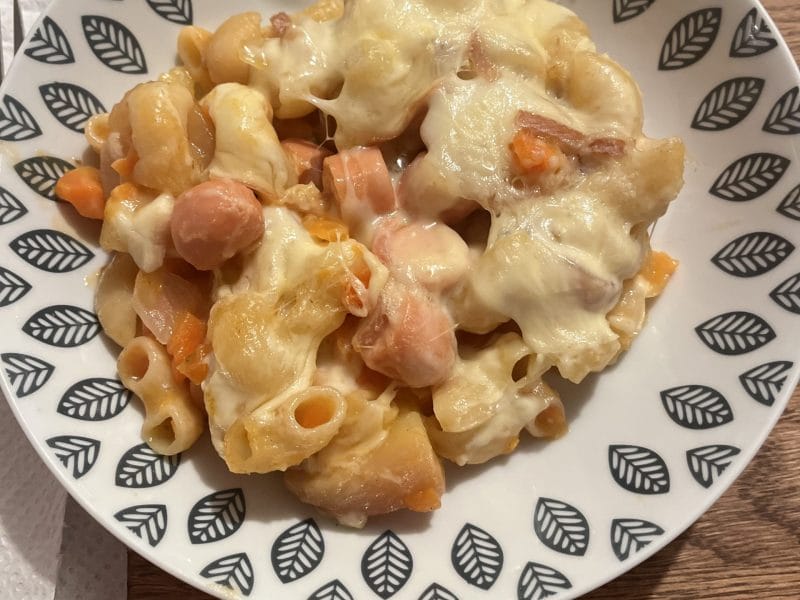 Cliquez pour zoomer ! Gratin de pâtes alpin Thermomix par elise2712