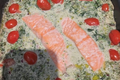 Cliquez pour zoomer ! Saumon à la Toscane Thermomix par elise2712