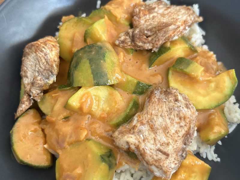 Cliquez pour zoomer ! Curry de courgettes au lait de coco Thermomix par elise2712