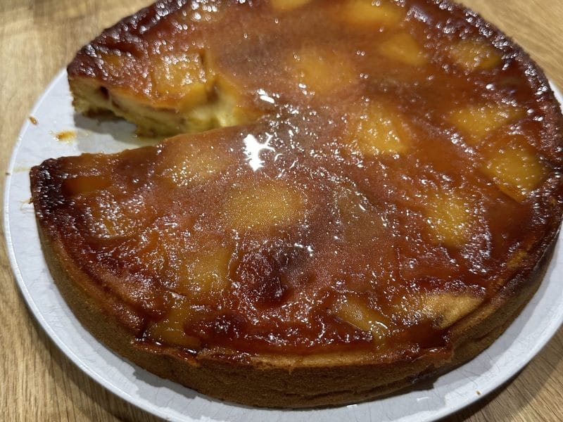 Cliquez pour zoomer ! Gâteau renversé à l’ananas Thermomix par ClemencePrat