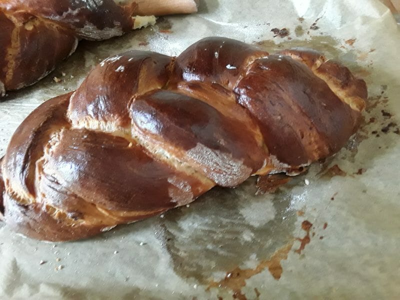 Cliquez pour zoomer ! Brioche tressée à la mie filante Thermomix par Sylvie14610