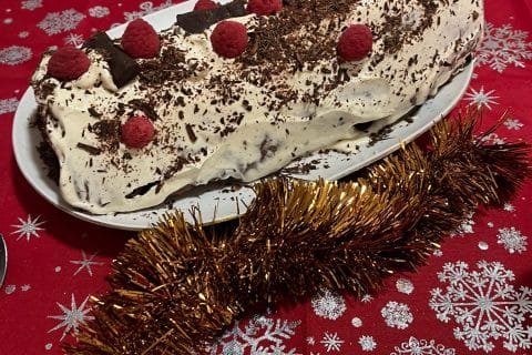 Cliquez pour zoomer ! Bûche forêt noire Thermomix par fabienne2277