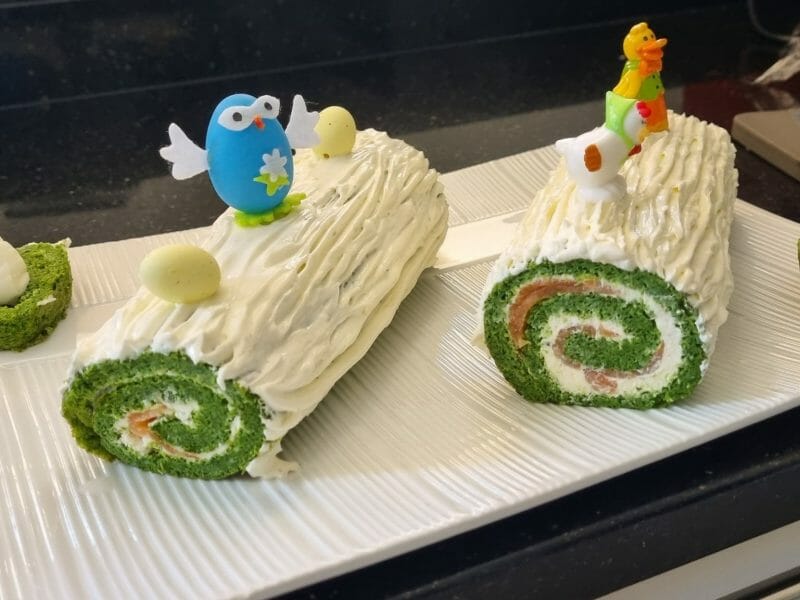 Cliquez pour zoomer ! Roulé aux épinards, saumon et Boursin Thermomix par Cocobistouille