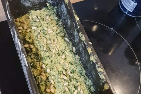 Cliquez pour zoomer ! Cake aux épinards, mozzarella et pesto Thermomix par sab2628