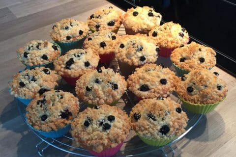 Cliquez pour zoomer ! Muffins aux myrtilles au Thermomix