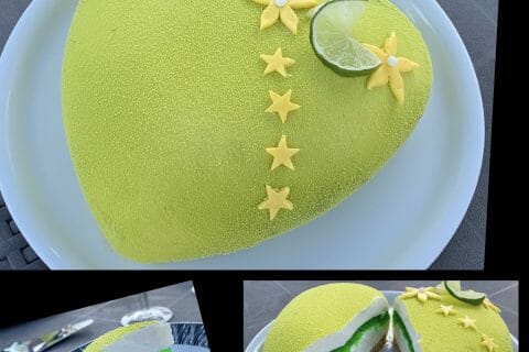 Cliquez pour zoomer ! Bavarois Mojito au Thermomix