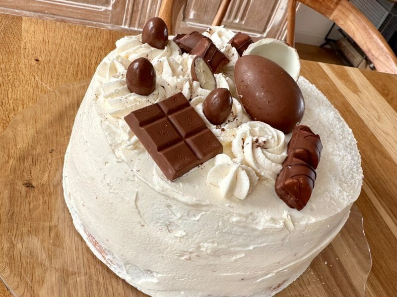 Cliquez pour zoomer ! Layer cake Kinder Bueno Thermomix par Elise