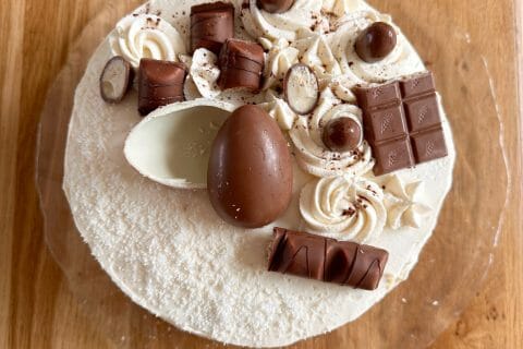 Cliquez pour zoomer ! Layer cake Kinder Bueno Thermomix par Elise