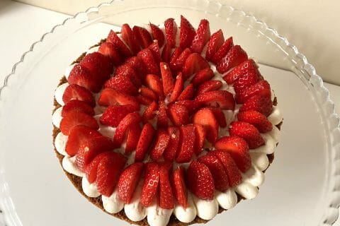 Cliquez pour zoomer ! Tarte aux fraises sans cuisson Thermomix par Elise