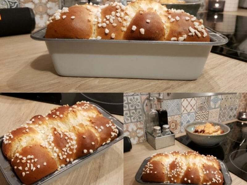 Cliquez pour zoomer ! Brioche sans beurre, sans oeufs Thermomix par Elise