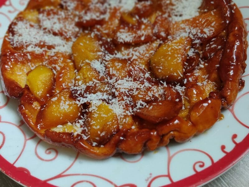Cliquez pour zoomer ! Tarte tatin à la mangue Thermomix par Fifine974