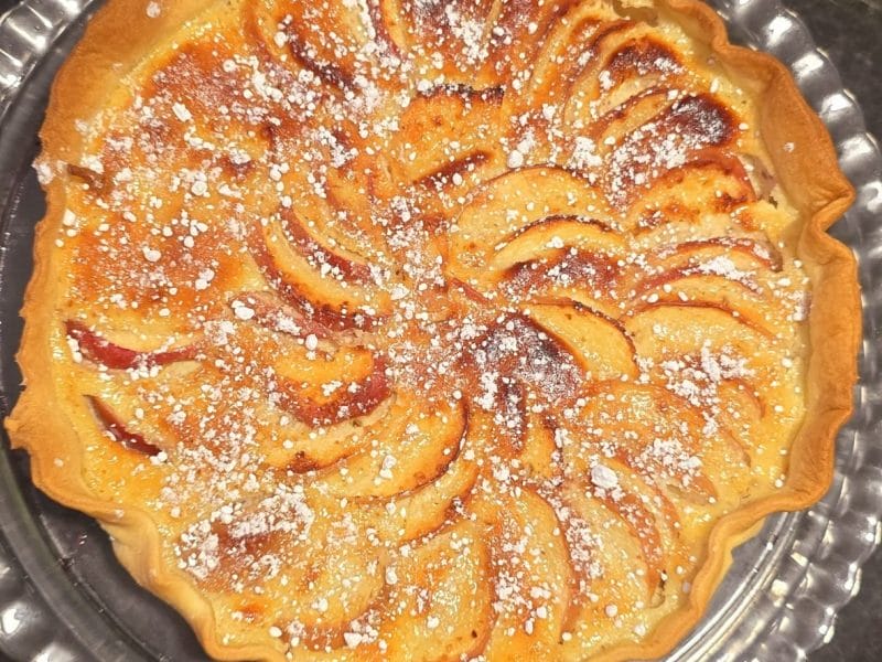 Cliquez pour zoomer ! Tarte normande aux pommes Thermomix par bemyall