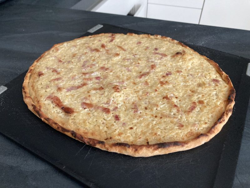 Cliquez pour zoomer ! Flammekueche traditionnelle Thermomix par Carlita