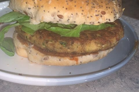 Cliquez pour zoomer ! Steaks lentilles, pois chiches, courgettes Thermomix par imane_131