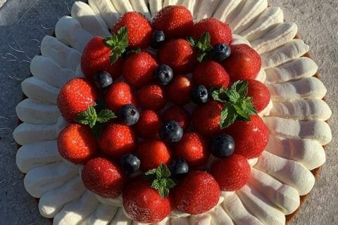 Cliquez pour zoomer ! Tarte aux fraises sans cuisson Thermomix par imane_131