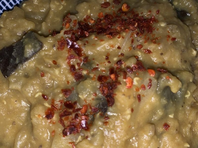 Cliquez pour zoomer ! Dhal d’aubergine et de lentilles corail Thermomix par imane_131