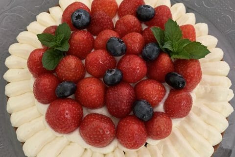 Cliquez pour zoomer ! Tarte aux fraises sans cuisson Thermomix par imane_131