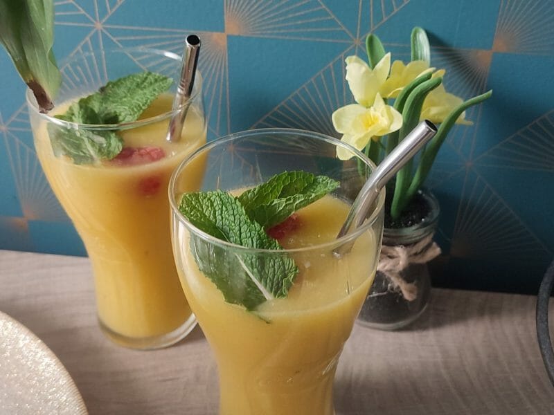 Cliquez pour zoomer ! Smoothie mangue banane Thermomix par 🐱UnchatEnCuisine