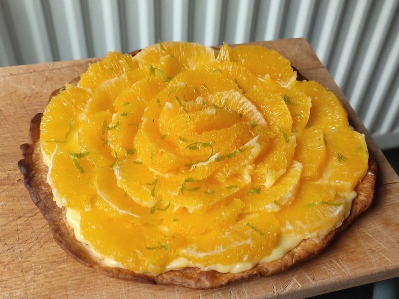 Cliquez pour zoomer ! Tarte à l’orange Thermomix par 🐱UnchatEnCuisine