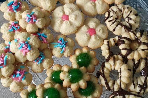 Cliquez pour zoomer ! Sablés à la presse à biscuits Thermomix par 🐱UnchatEnCuisine