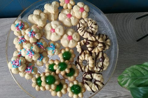 Cliquez pour zoomer ! Sablés à la presse à biscuits Thermomix par 🐱UnchatEnCuisine