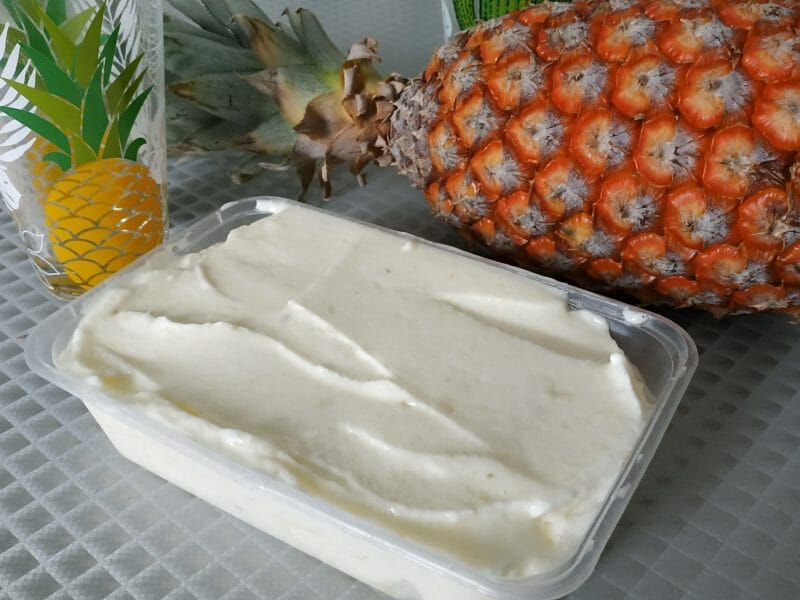 Cliquez pour zoomer ! Sorbet Ananas Thermomix par 🐱UnchatEnCuisine