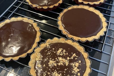Cliquez pour zoomer ! Tartelettes chocolat et caramel beurre salé Thermomix par crysliz