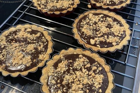 Cliquez pour zoomer ! Tartelettes chocolat et caramel beurre salé Thermomix par crysliz