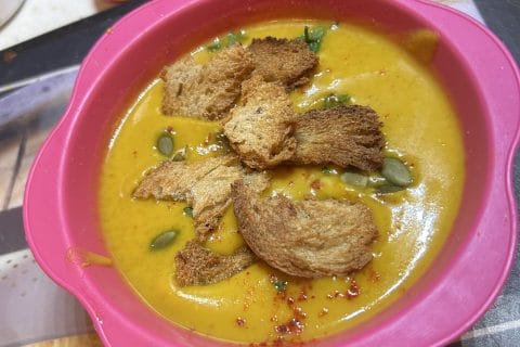 Cliquez pour zoomer ! Velouté de patate douce au lait de coco Thermomix par ninikh