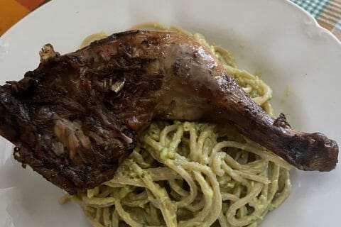 Cliquez pour zoomer ! Pâtes au pesto d’avocat Thermomix par ninikh