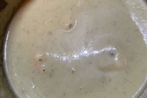 Cliquez pour zoomer ! Soupe de concombre et crevettes marinées au citron Thermomix par ninikh