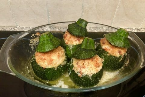 Cliquez pour zoomer ! Courgettes rondes farcies à la ricotta Thermomix par Chanel5