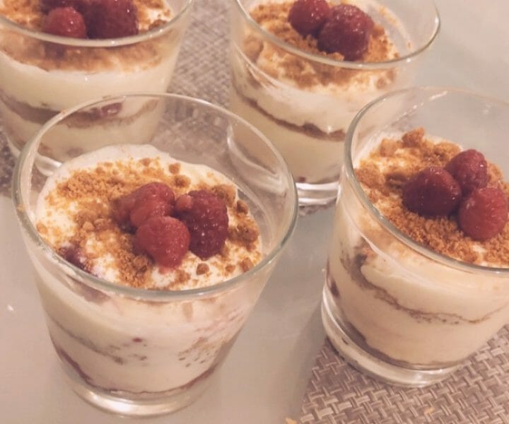 Cliquez pour zoomer ! Tiramisu aux framboises et spéculoos Thermomix par heloise_49