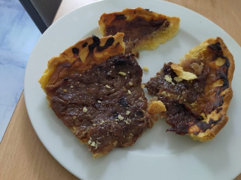Cliquez pour zoomer ! Tarte aux oignons, lardons et moutarde douce Thermomix par emmagine