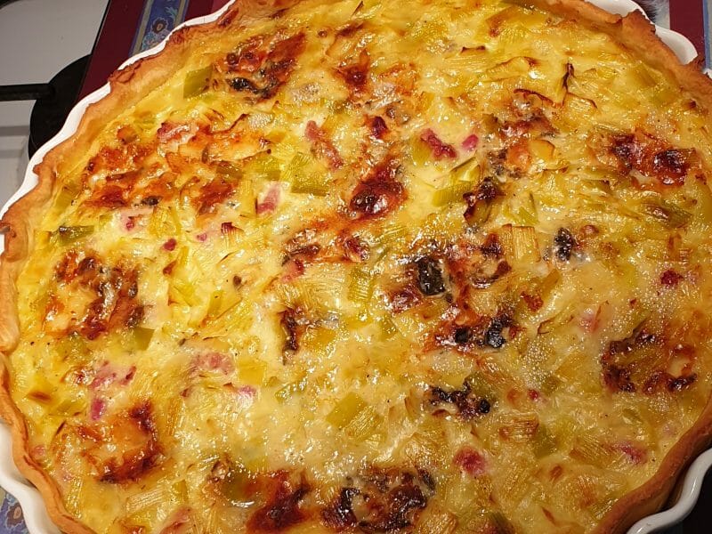 Cliquez pour zoomer ! Tarte aux poireaux et gorgonzola Thermomix par brindille65