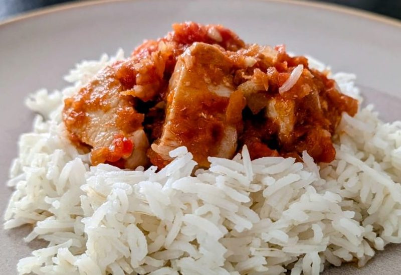 Cliquez pour zoomer ! Escalopes de poulet basquaise Thermomix par BobbieRookmoot