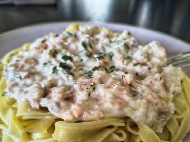 Cliquez pour zoomer ! Spaghettis au saumon fumé Thermomix par BobbieRookmoot