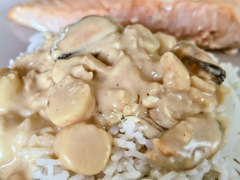 Cliquez pour zoomer ! Saumon à la sauce diéppoise Thermomix par BobbieRookmoot