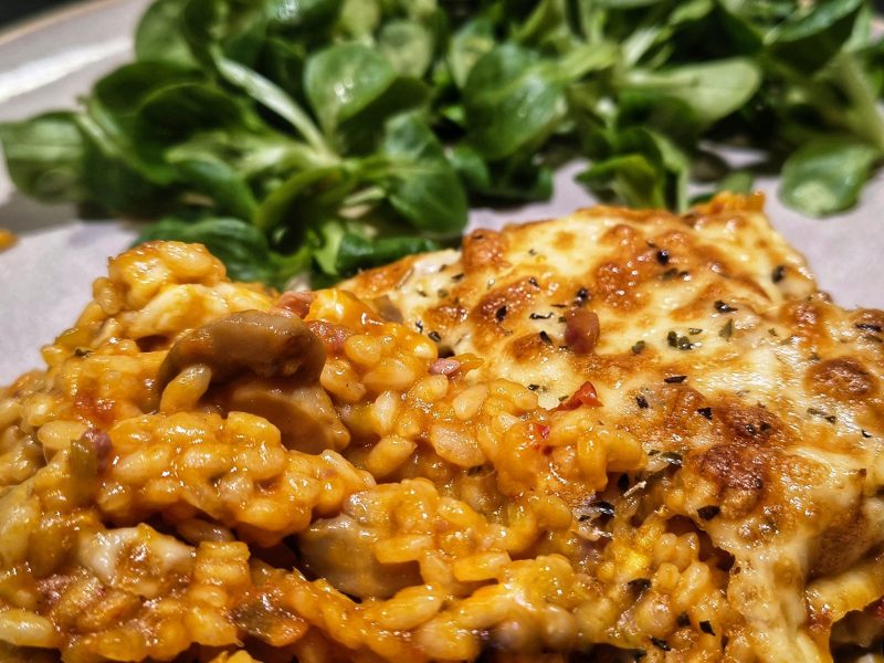 Cliquez pour zoomer ! Gratin de riz façon pizza Thermomix par BobbieRookmoot