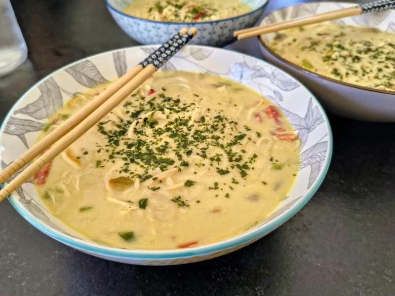 Cliquez pour zoomer ! Ramen thaï au poulet Thermomix par BobbieRookmoot