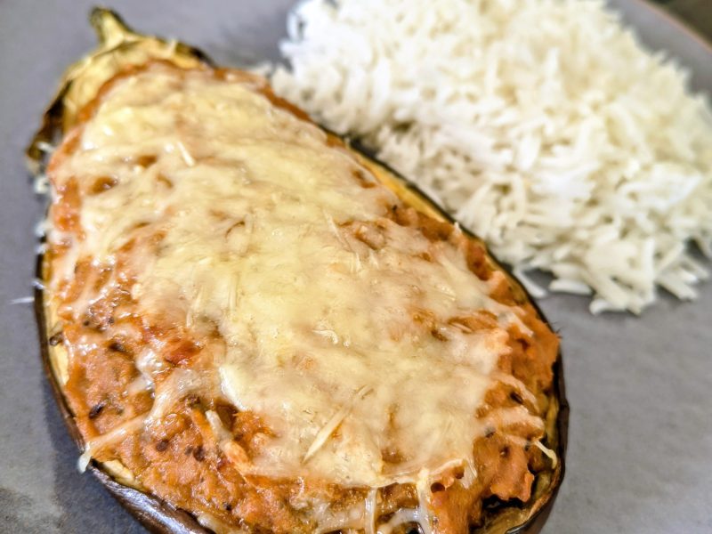 Cliquez pour zoomer ! Aubergines farcies au thon Thermomix par BobbieRookmoot