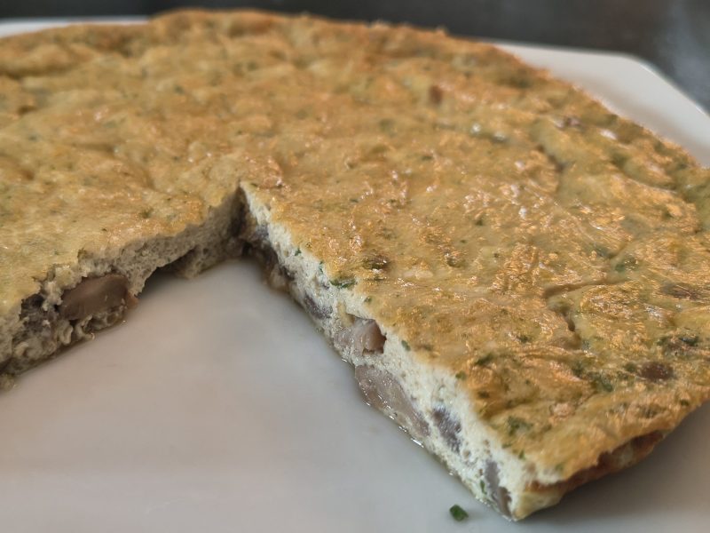 Cliquez pour zoomer ! Tortilla de champignons à l’ail Thermomix par BobbieRookmoot