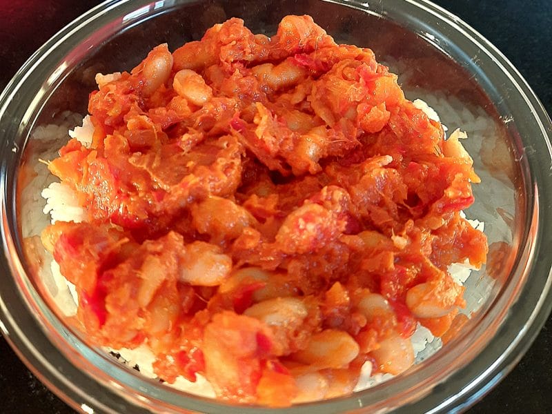 Cliquez pour zoomer ! Mijoté d’haricots blanc légumes et chorizo Thermomix par BobbieRookmoot