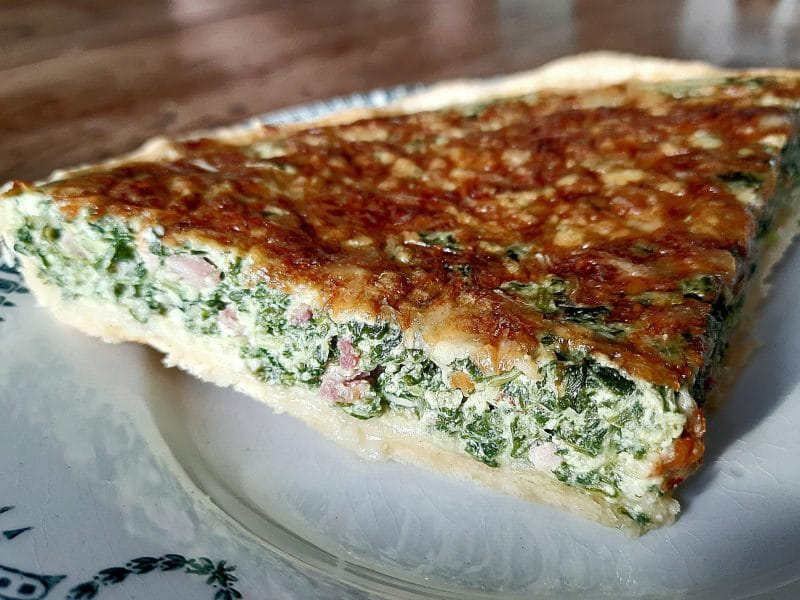 Cliquez pour zoomer ! Quiche épinards et lardons Thermomix par BobbieRookmoot