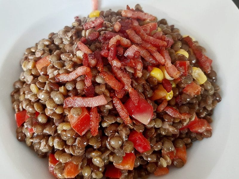 Cliquez pour zoomer ! Salade de lentilles Thermomix par BobbieRookmoot