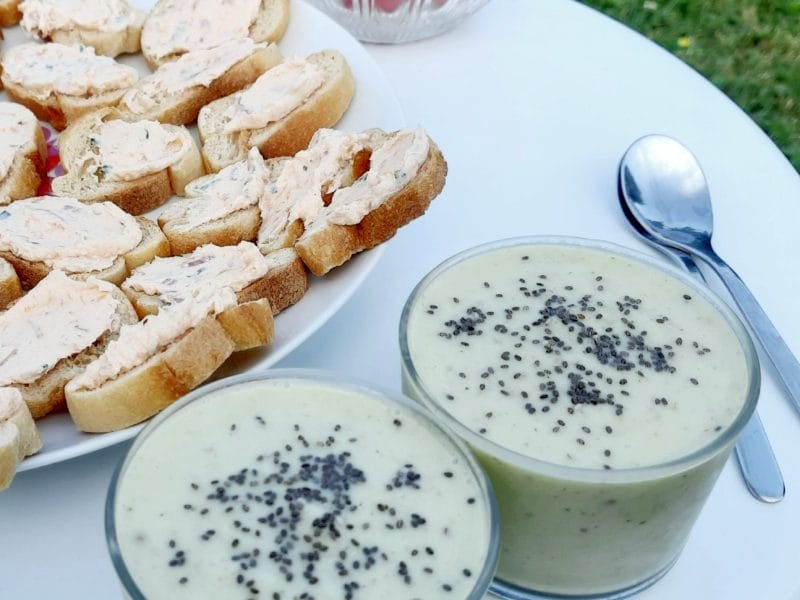 Cliquez pour zoomer ! Soupe froide courgette et concombre Thermomix par BobbieRookmoot