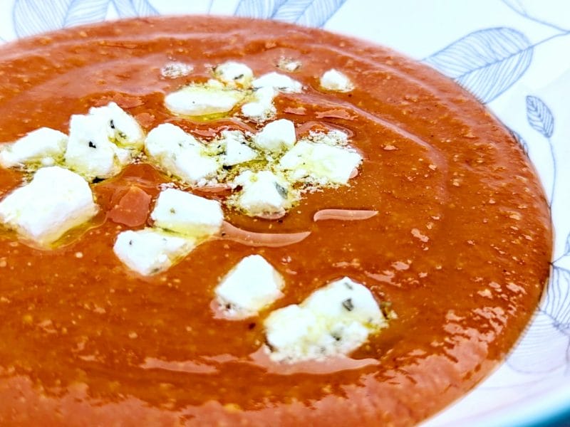 Cliquez pour zoomer ! Soupe froide aux poivrons rouges Thermomix par BobbieRookmoot