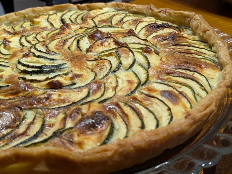 Cliquez pour zoomer ! Tarte courgettes, chèvre et pignons de pin Thermomix par BobbieRookmoot